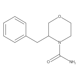 (3S)-3-Benzylmorpholine-4-carboxamide结构式