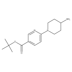Tert-butyl 6-(4-aminopiperidin-1-yl)pyridine-3-carboxylate Structure