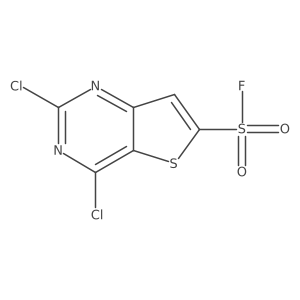 2,4-Dichlorothieno[3,2-d]pyrimidine-6-sulfonyl fluoride结构式