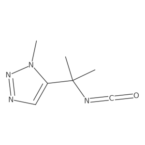 5-(2-isocyanatopropan-2-yl)-1-methyl-1H-1,2,3-triazole结构式