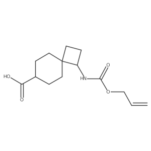 1-{[(Prop-2-en-1-yloxy)carbonyl]amino}spiro[3.5]nonane-7-carboxylic acid Structure