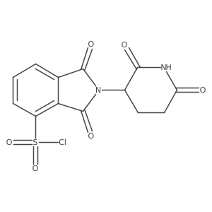 2-(2,6-dioxopiperidin-3-yl)-1,3-dioxo-2,3-dihydro-1H-isoindole-4-sulfonyl chloride Structure