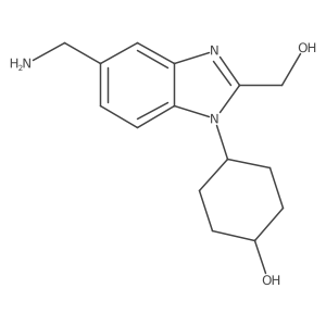 5-(aminomethyl)-1-(4-hydroxycyclohexyl)-1H-Benzimidazole-2-methanol Structure