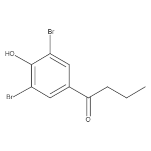 1-(3,5-Dibromo-4-hydroxyphenyl)butan-1-one Structure