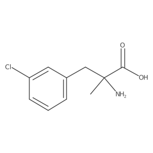 Phenylalanine, 3-chloro-alpha-methyl- Structure