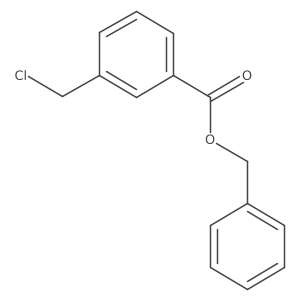Benzyl 3-(chloromethyl)benzoate结构式