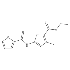 Ethyl 5-(furan-2-carboxamido)-3-methylthiophene-2-carboxylate Structure