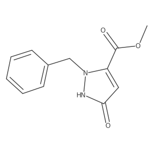 methyl 2-benzyl-5-hydroxy-2H-pyrazole-3-carboxylate Structure