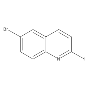 6-Bromo-2-iodoquinoline结构式
