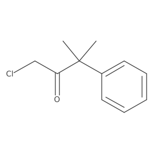 1-Chloro-3-methyl-3-phenylbutan-2-one结构式