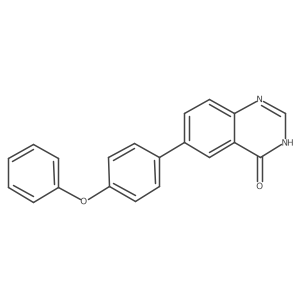 6-(4-phenoxy-phenyl)-3H-quinazolin-4-one结构式