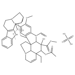 4'-Deoxy Vincristine Sulfate (>75%)结构式