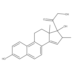 1-[(13S,16R,17R)-3,17-dihydroxy-13,16-dimethyl-12,16-dihydro-11H-cyclopenta[a]phenanthren-17-yl]-2-hydroxyethanone Structure