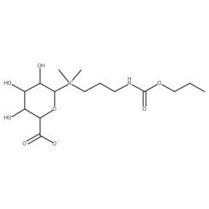 Propamocarb glucuronide结构式