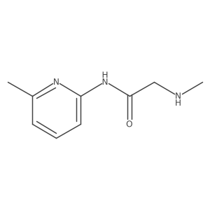 2-(methylamino)-N-(6-methylpyridin-2-yl)acetamide Structure