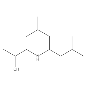 1-[(2,6-Dimethylheptan-4-yl)amino]propan-2-ol Structure