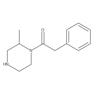 1-[(2S)-2-methylpiperazin-1-yl]-2-phenylethan-1-one Structure