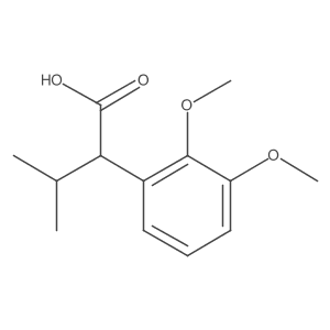 2-(2,3-Dimethoxyphenyl)-3-methylbutanoic acid Structure