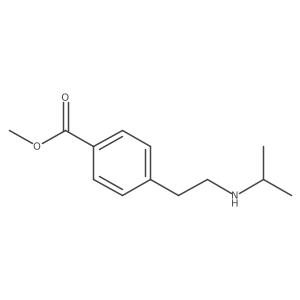 Methyl 4-[2-(propan-2-ylamino)ethyl]benzoate Structure