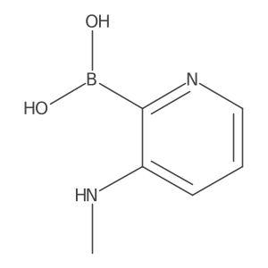 (3-(Methylamino)pyridin-2-yl)boronic acid Structure