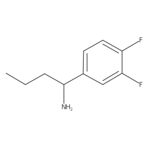 1-(3,4-Difluorophenyl)butylamine Structure
