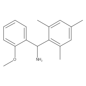 I+/--(2-Methoxyphenyl)-2,4,6-trimethylbenzenemethanamine结构式