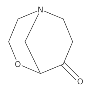 4-Oxa-1-azabicyclo[3.3.1]nonan-6-one Structure