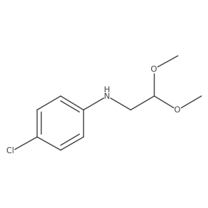 4-chloro-N-(2,2-dimethoxyethyl)aniline Structure