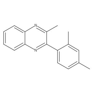 Quinoxaline,2-(2,4-dimethylphenyl)-3-methyl- Structure