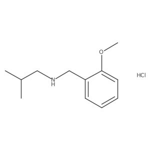 [(2-Methoxyphenyl)methyl](2-methylpropyl)amine hydrochloride结构式