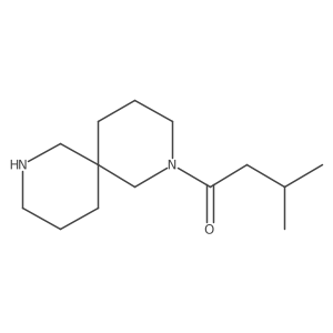 3-Methyl-1-(2,8-diazaspiro[5.5]undecan-2-yl)butan-1-one Structure