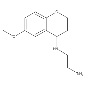 N1-(3,4-Dihydro-6-methoxy-2H-1-benzopyran-4-yl)-1,2-ethanediamine Structure