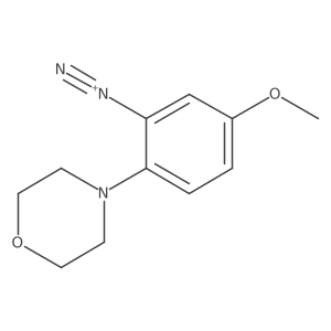 5-Methoxy-2-(4-morpholinyl)benzenediazonium结构式