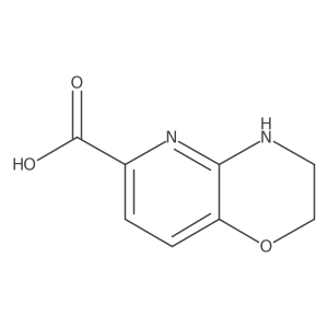 2H,3H,4H-pyrido[3,2-b][1,4]oxazine-6-carboxylic acid结构式