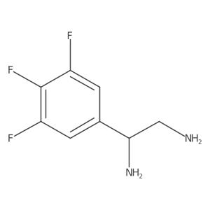 (1S)-1-(3,4,5-trifluorophenyl)ethane-1,2-diamine Structure