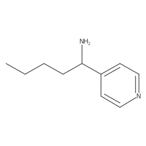 (R)-1-(Pyridin-4-yl)pentan-1-amine结构式