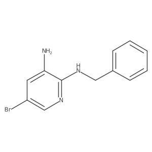 2-N-benzyl-5-bromopyridine-2,3-diamine Structure