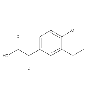 2-(3-Isopropyl-4-methoxyphenyl)-2-oxoacetic acid结构式