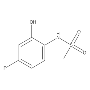 N-(4-Fluoro-2-hydroxyphenyl)methanesulfonamide结构式