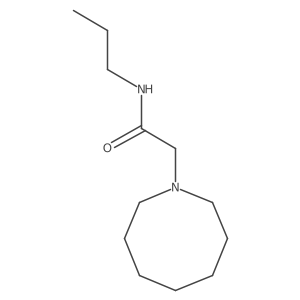 2-(azocan-1-yl)-N-propylacetamide结构式