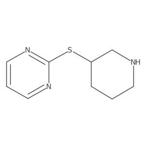 2-(Piperidin-3-ylthio)pyrimidine结构式