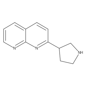 2-(Pyrrolidin-3-yl)-1,8-naphthyridine Structure