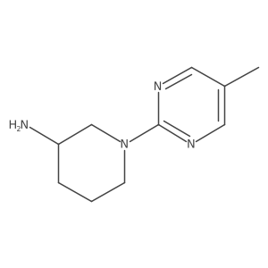 1-(5-Methylpyrimidin-2-yl)piperidin-3-amine Structure