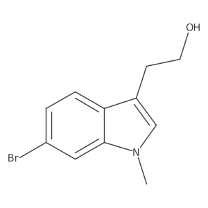 2-(6-bromo-1-methyl-1H-indol-3-yl)ethanol结构式