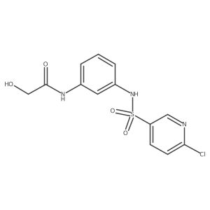 N-[3-(6-chloropyridine-3-sulfonamido)phenyl]-2-hydroxyacetamide Structure