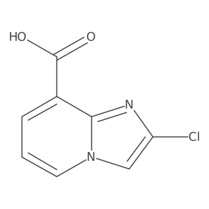 2-Chloro-imidazo[1,2-A]pyridine-8-carboxylic acid Structure