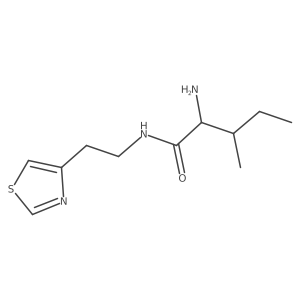 Pentanamide, 2-amino-3-methyl-N-[2-(4-thiazolyl)ethyl]-结构式