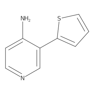 3-(Thiophen-2-yl)pyridin-4-amine Structure