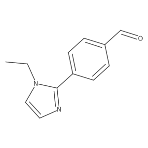 4-(1-Ethyl-1H-imidazol-2-yl)benzaldehyde结构式