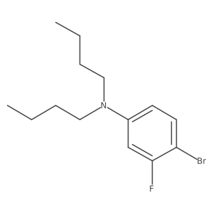 4-Bromo-N,N-dibutyl-3-fluoroaniline结构式